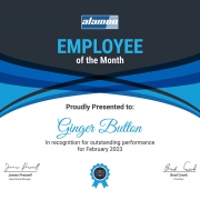 Employee of the Month February 2023 - Ginger Button