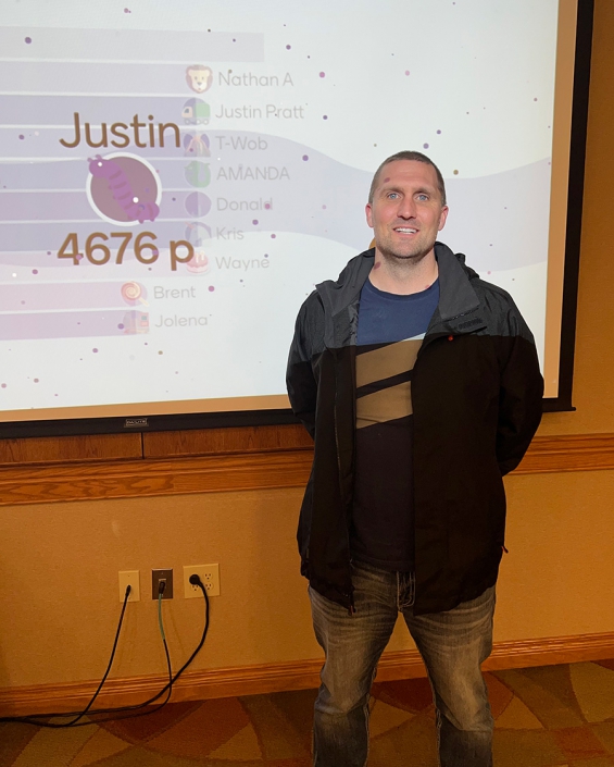 Network Services Field Supervisor Justin Anderson is one of our 2023 Winter Meeting Trivia winners.