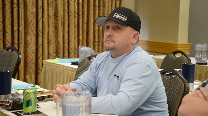 ETS Operations Manager Nathan Gochee at the 2023 Winter Meetings.