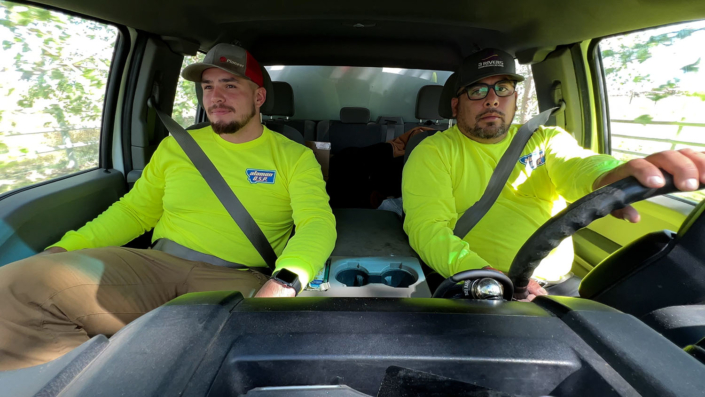 On the Road - OSP August 2023 - Andrew Lawrence (L) and David Trejo (R)