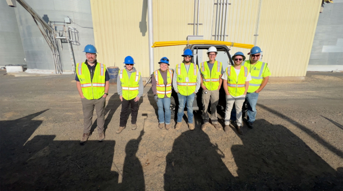 On the Road - Utility West September 2023 - L to R: Nathan Anunson, Cory Jones, Cassity Schmidt, Benjamin Jimenez, Nathaneal Mathison, Clayton Davis, Dustin Schmidt