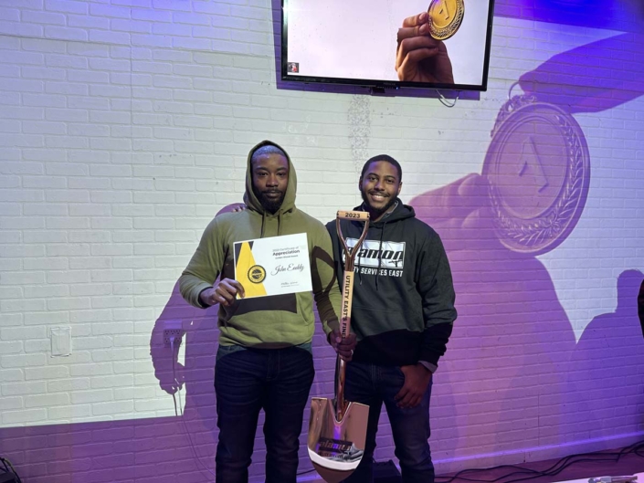 Utility East Employee Appreciation Day 2023 - John Eaddy and DeAndre Rice
