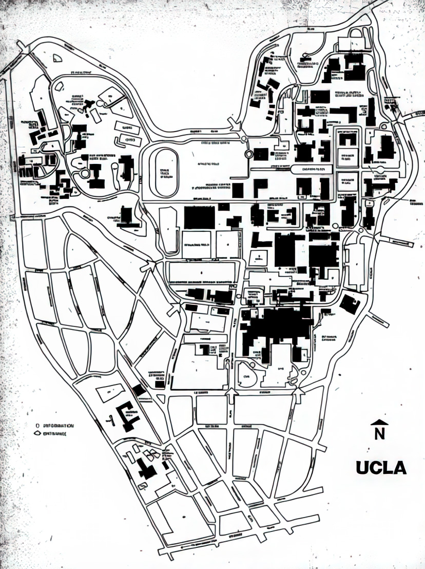 1982 - UCLA Campus Map
