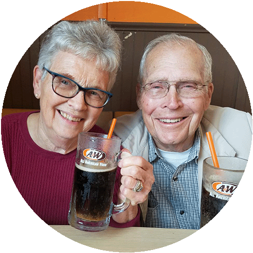 Alamon Founders Frank and Peg Gebhardt